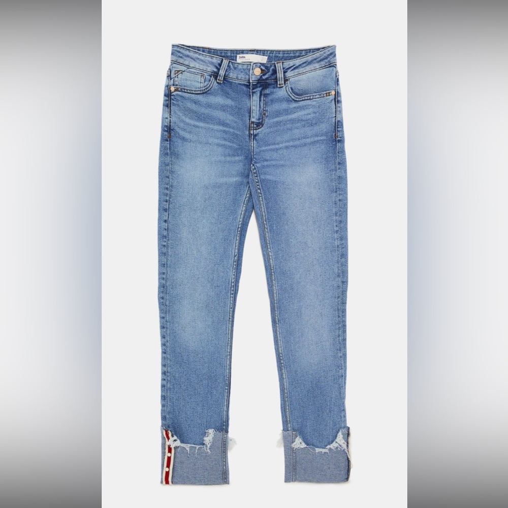 Zara Z1975 Blue High Rise Jeans Versatile Fit